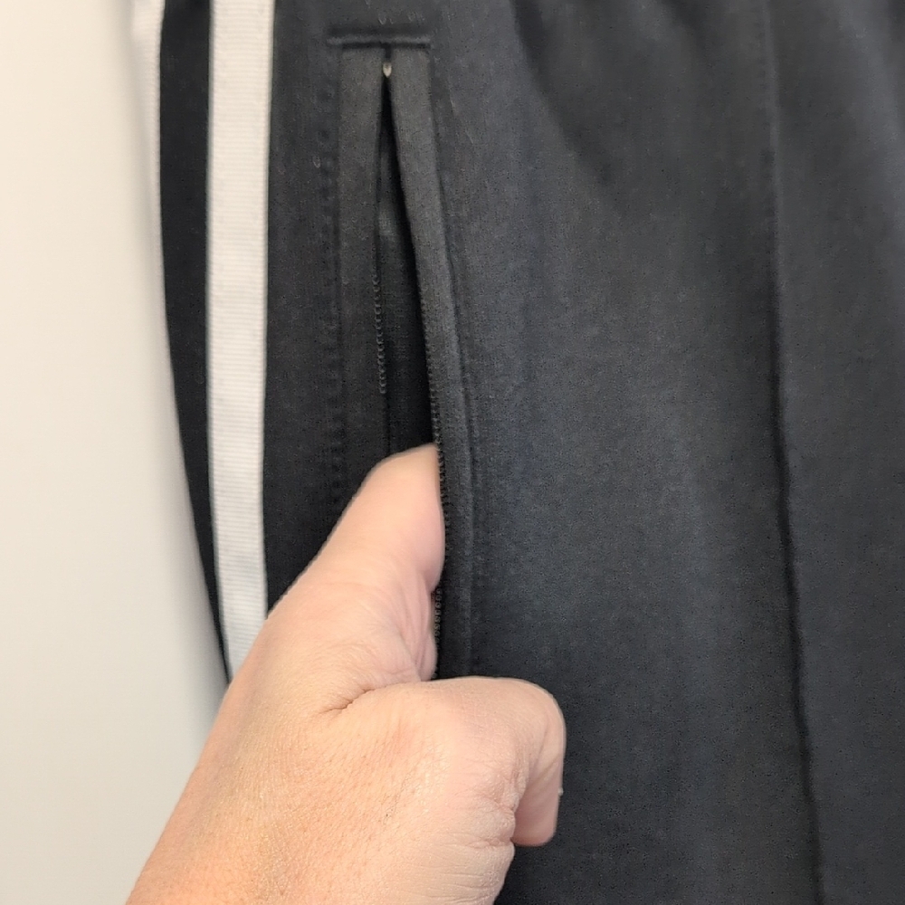 adidas Black and White Track Pants - Picture 6 of 12